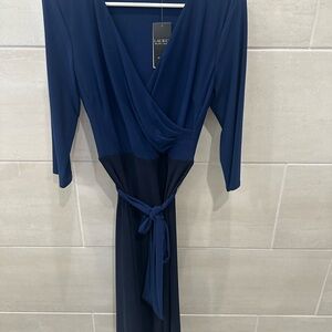 Ralph Lauren Navy Long Sleeve Dress